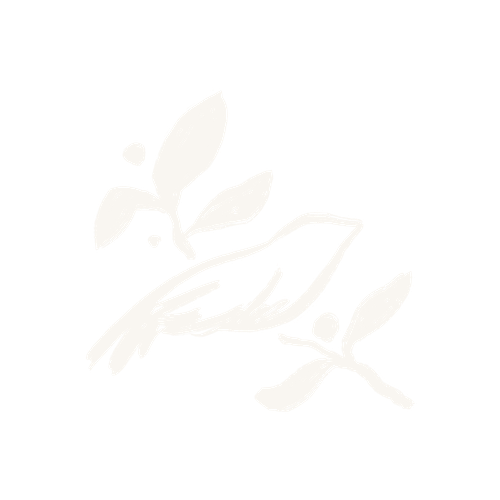 Bird illustration with bird on branch