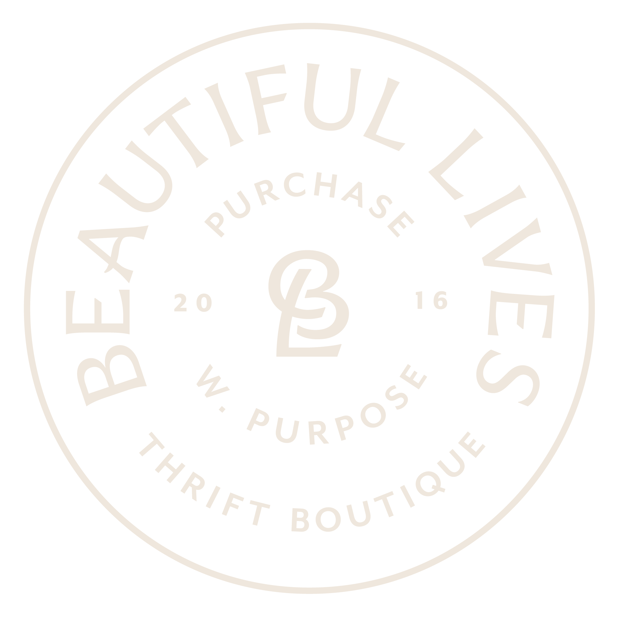 beautiful lives logo badge